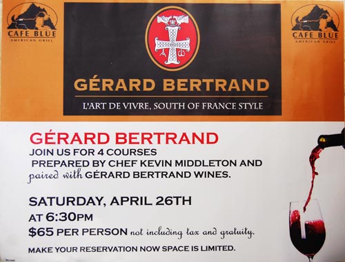 Gerard Bertrand Wine Dinner