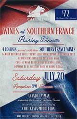 Cafe Blue Wine Dinner