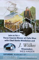 Cafe Blue Wine Dinner